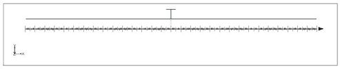 Figure 4. GenCade straight shoreline with T-head groin domain.