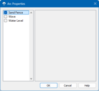 Aeolis Boundary Condition dialog